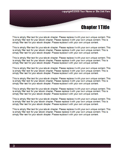 EZ Ebook Template Package